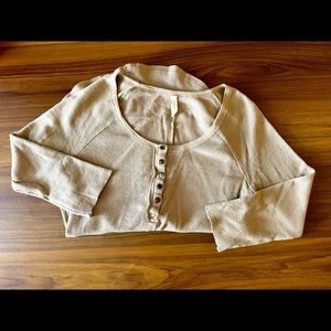 Free People Thermal Henley